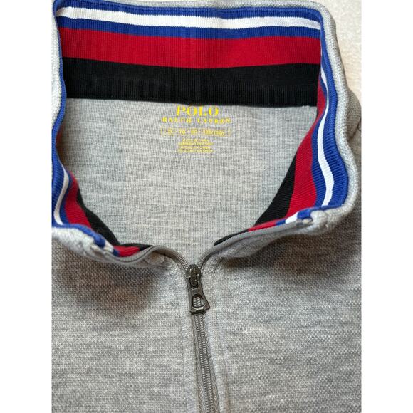 Polo Ralph Lauren Men's Performance Quarter Zip Pullover Gray Size XLarge - Picture 4 of 10